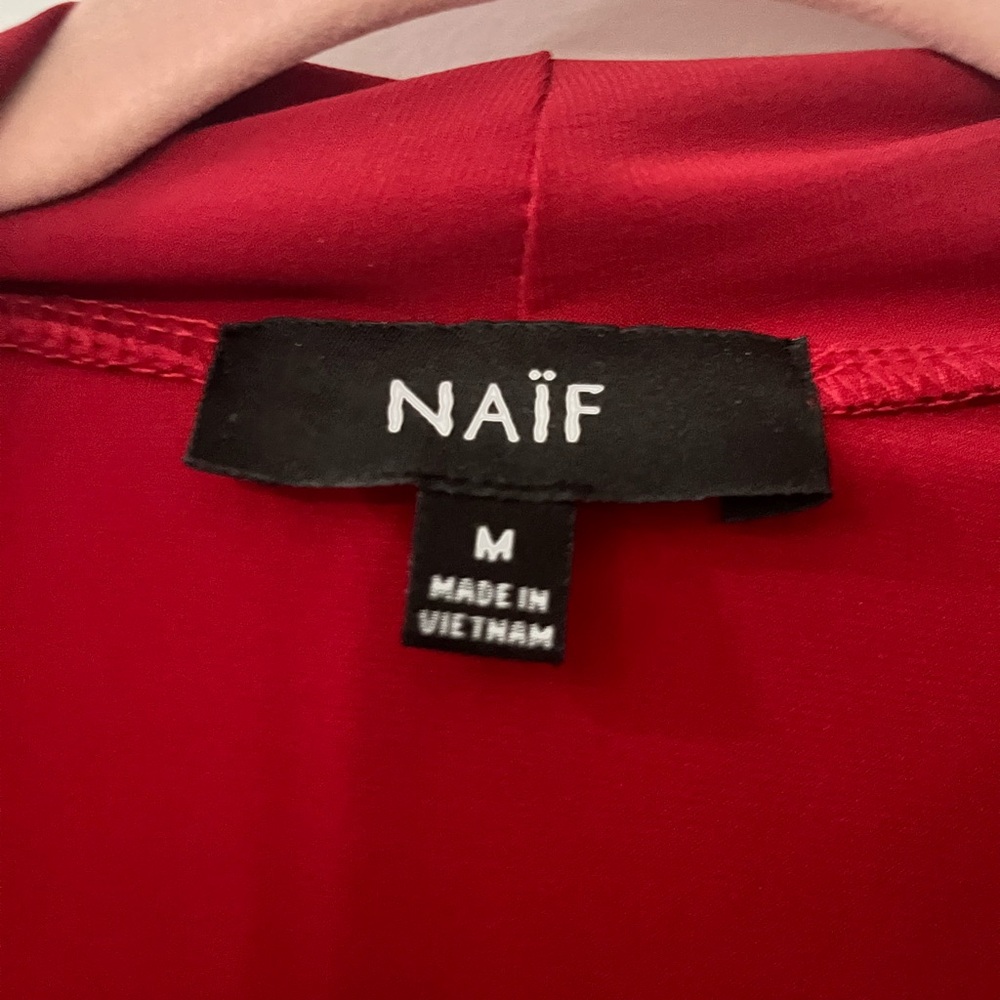 NAIF Vibrant Red Top - Picture 2 of 2